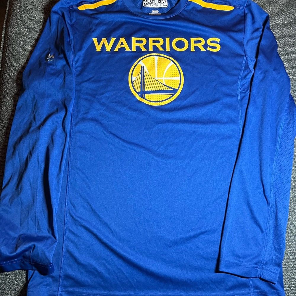 Majestic NBA Exclusive Collection Golden State Warriors Long Sleeve Men’s M